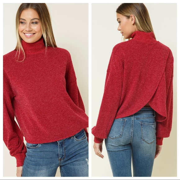 Absolutely Fabulous Split back Long Sleeves Top - Picture 4 of 4